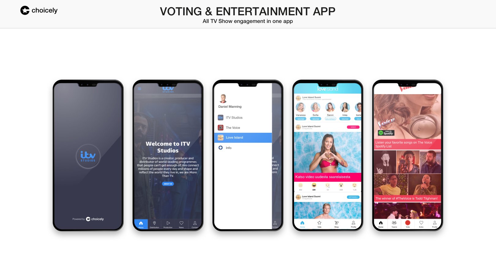 Entertainment & Voting App